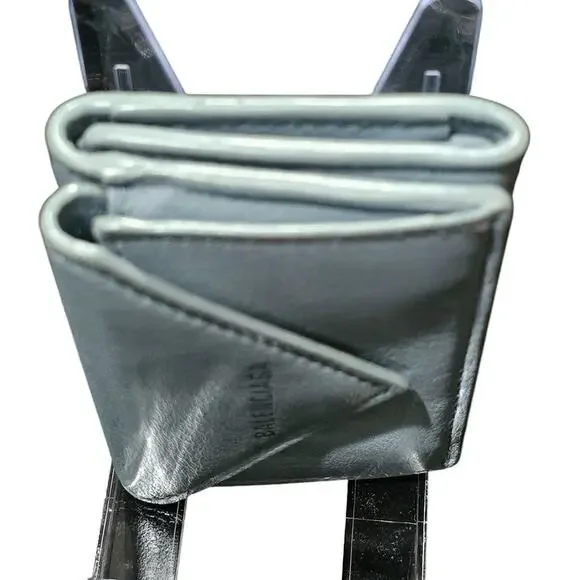 Balenciaga Papier Compact Wallet Blue Leather - Picture 3 of 8